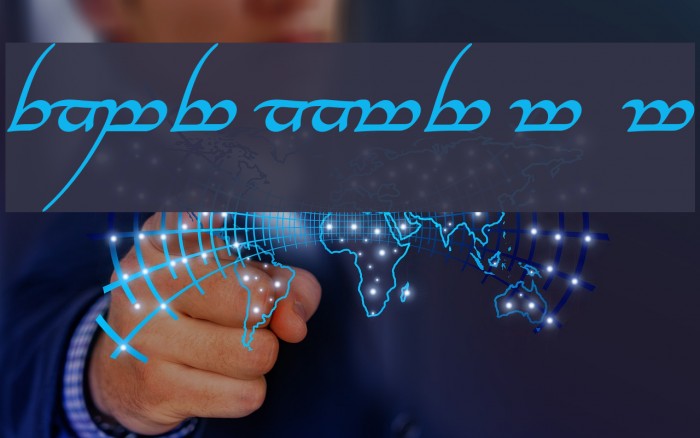 Tengwar Annatar Alt Bold Italic Font examples
