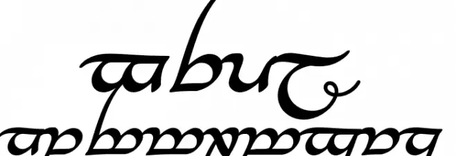 Tengwar Annatar Alt Bold Italic Fuentes MINÚSCULAS
