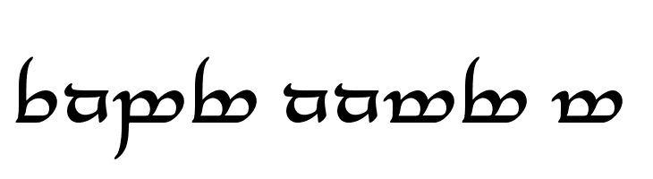 Tengwar Annatar Alt Bold  font caratteri gratis