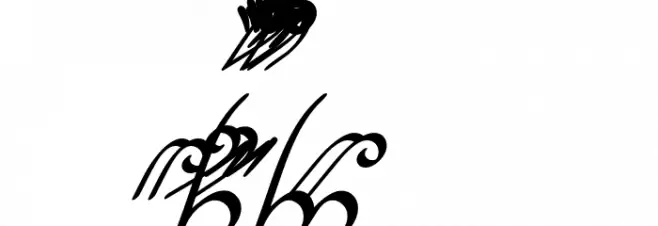 Tengwar Annatar Alt Italic Schriftart Groß