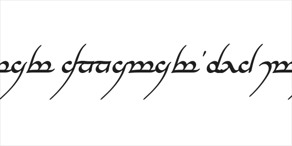 Tengwar Annatar Bold Italic Logo