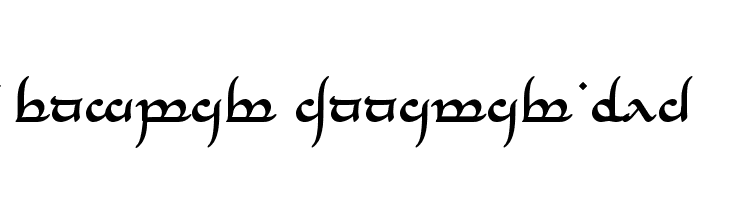 Tengwar Annatar Bold  フリーフォントのダウンロード