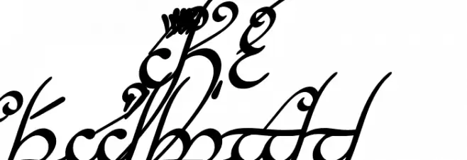 Tengwar Annatar Italic Polices MAJUSCULES