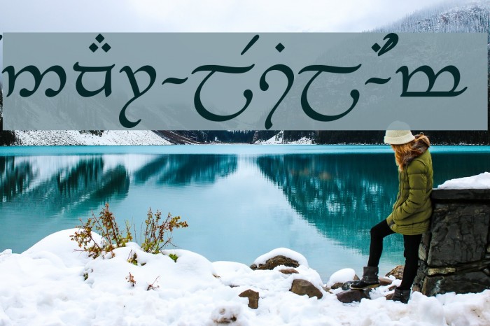 Tengwar-Elesil-Medium Font examples