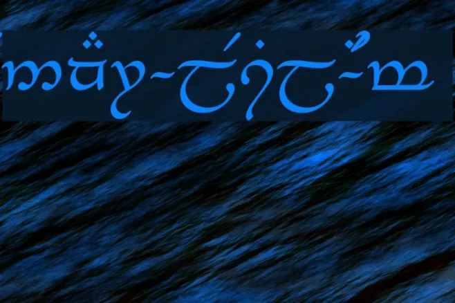 Tengwar-Elesil-Medium Example 2