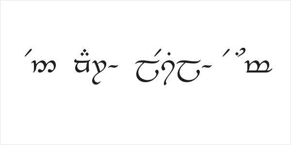 Tengwar-Elesil-Medium Logo