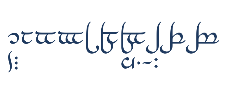 Tengwar-Elesil Normal Other Characters