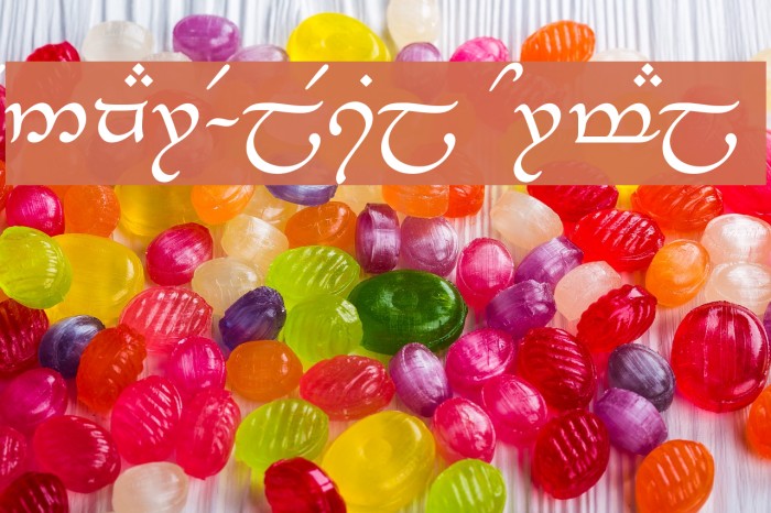 Tengwar-Elesil Normal Example 1