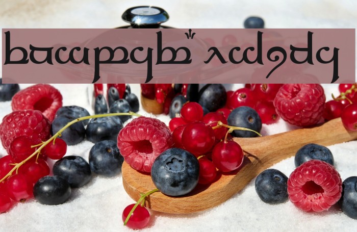 Tengwar Elfica Font examples