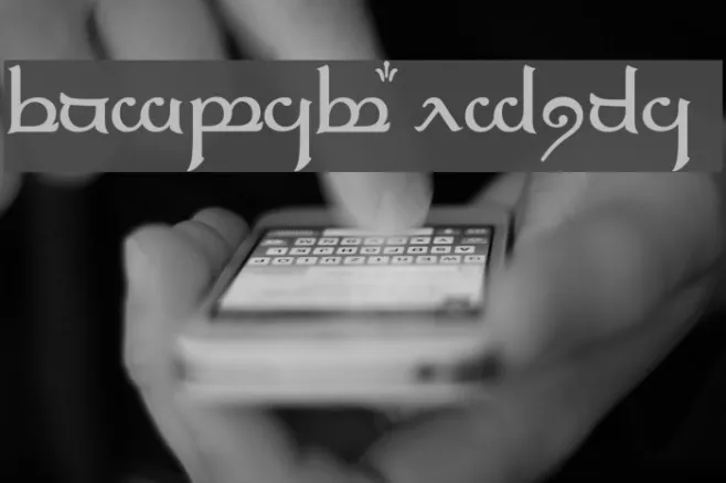 Tengwar Elfica Example 3