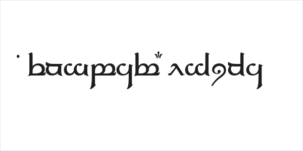 Tengwar Elfica Logo