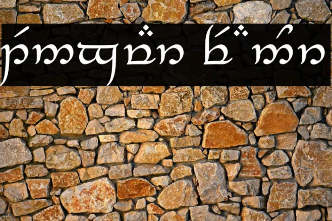Tengwar Feanor Example 1
