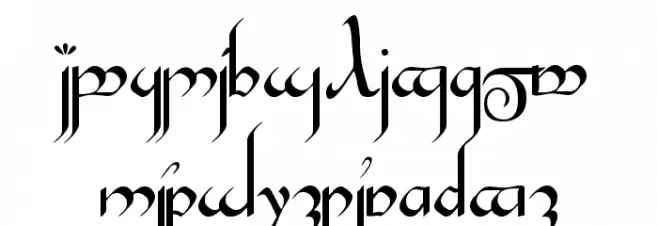 Tengwar Gandalf Medium Polices MAJUSCULES