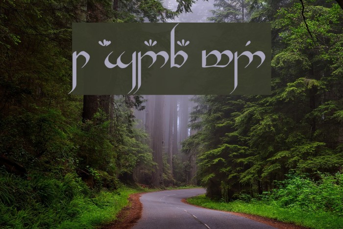 Tengwar Gandalf Medium Example 2