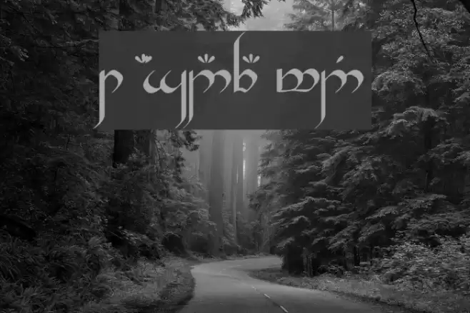Tengwar Gandalf Medium Font examples