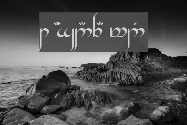 Tengwar Gandalf Medium Font examples