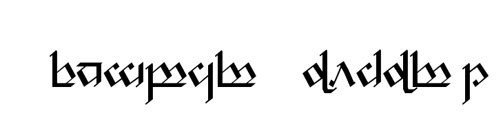 Tengwar Noldor 1  フリーフォントのダウンロード