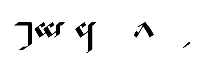 Tengwar Noldor A  नि: शुल्क फ़ॉन्ट्स डाउनलोड