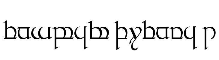 Tengwar Quenya 1  font caratteri gratis