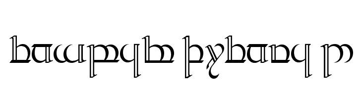 Tengwar Quenya 2 字体