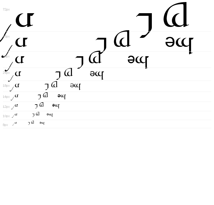 Tengwar Quenya A Waterfall