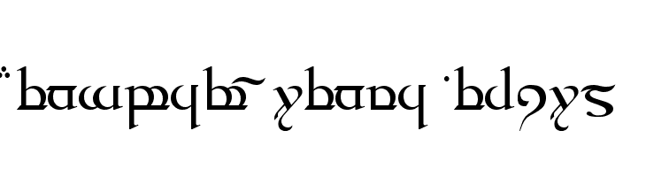 Tengwar Quenya Medium  font caratteri gratis