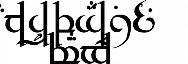 Tengwar Quenya Medium Polices MAJUSCULES