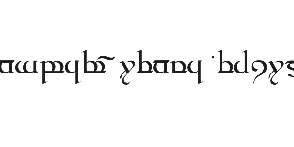 Tengwar Quenya Medium Logo