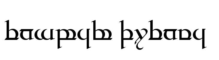 Tengwar Quenya  Free Fonts Download