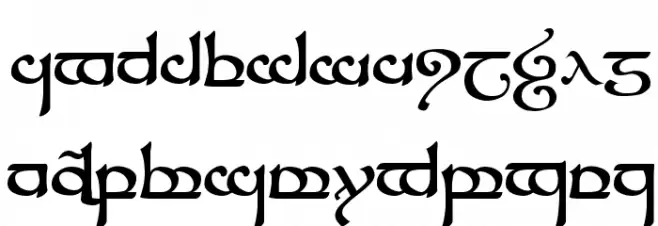 Tengwar Sindarin Fuentes MINÚSCULAS
