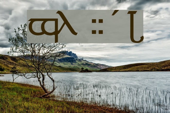Tengwar ver. # 4 Font examples