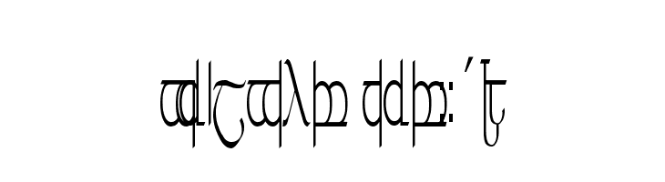 Tengwar ver. # 5  नि: शुल्क फ़ॉन्ट्स डाउनलोड