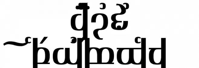 TengwarOptime 字体 大写