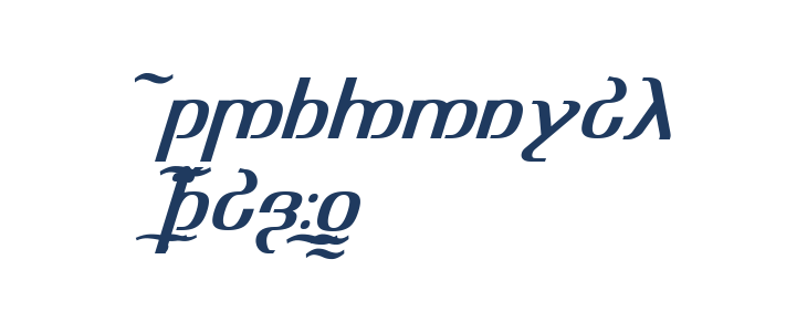 TengwarOptimeDiagon Other Characters