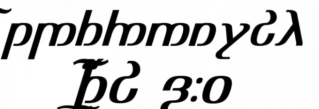 TengwarOptimeDiagon Font OTHER CHARS