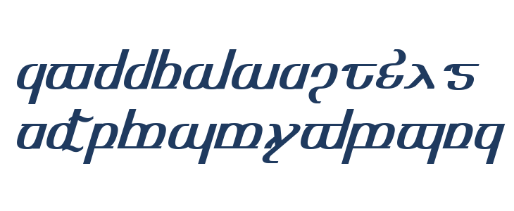 TengwarOptimeDiagon Lowercase