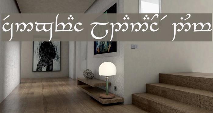 Tengwar_Eldanaro Medium Example 1