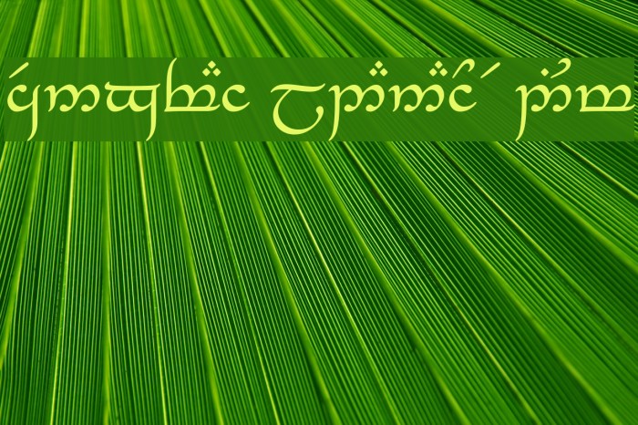 Tengwar_Eldanaro Medium Example 3