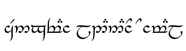 Tengwar_Eldanaro Normal  les polices de caractères gratuit tlcharger