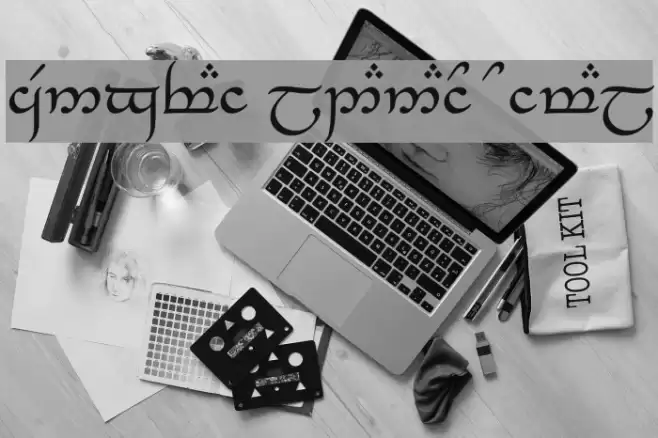 Tengwar_Eldanaro Normal Font examples
