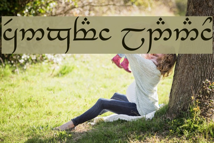 Tengwar_Eldanaro Font examples