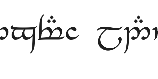 Tengwar_Eldanaro Logo