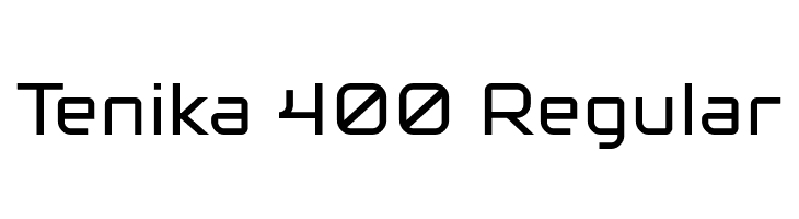 Tenika 400 Regular  Frei Schriftart Herunterladen