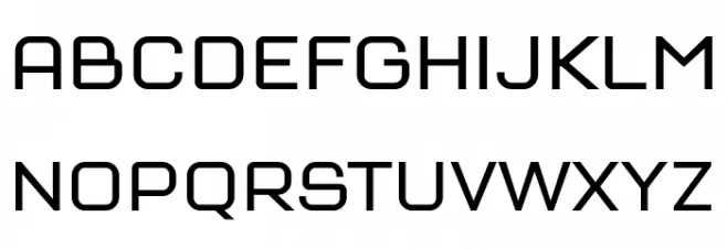 Tenika 400 Regular Schriftart Groß