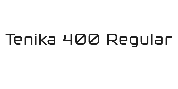 Tenika 400 Regular Logo