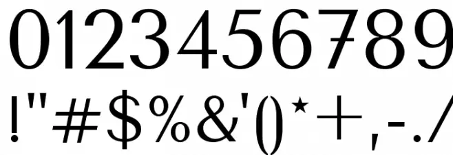 Tenor Sans Font OTHER CHARS