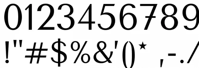 TenorSans Font OTHER CHARS