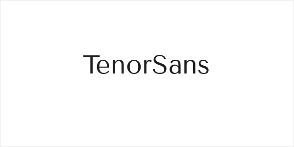 TenorSans Logo
