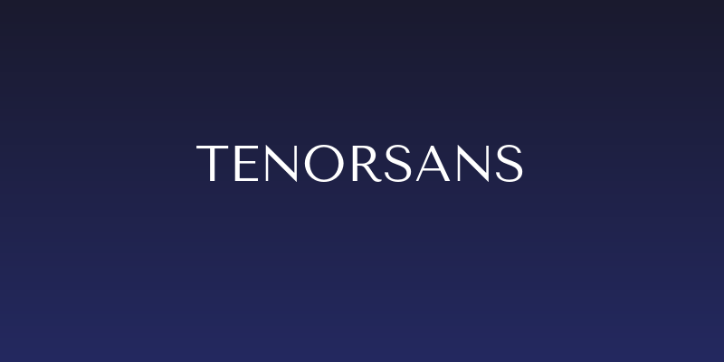 TenorSans Social Header