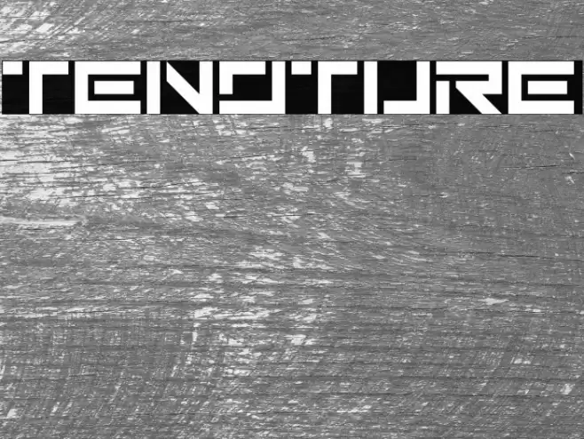 Tenoture Font examples
